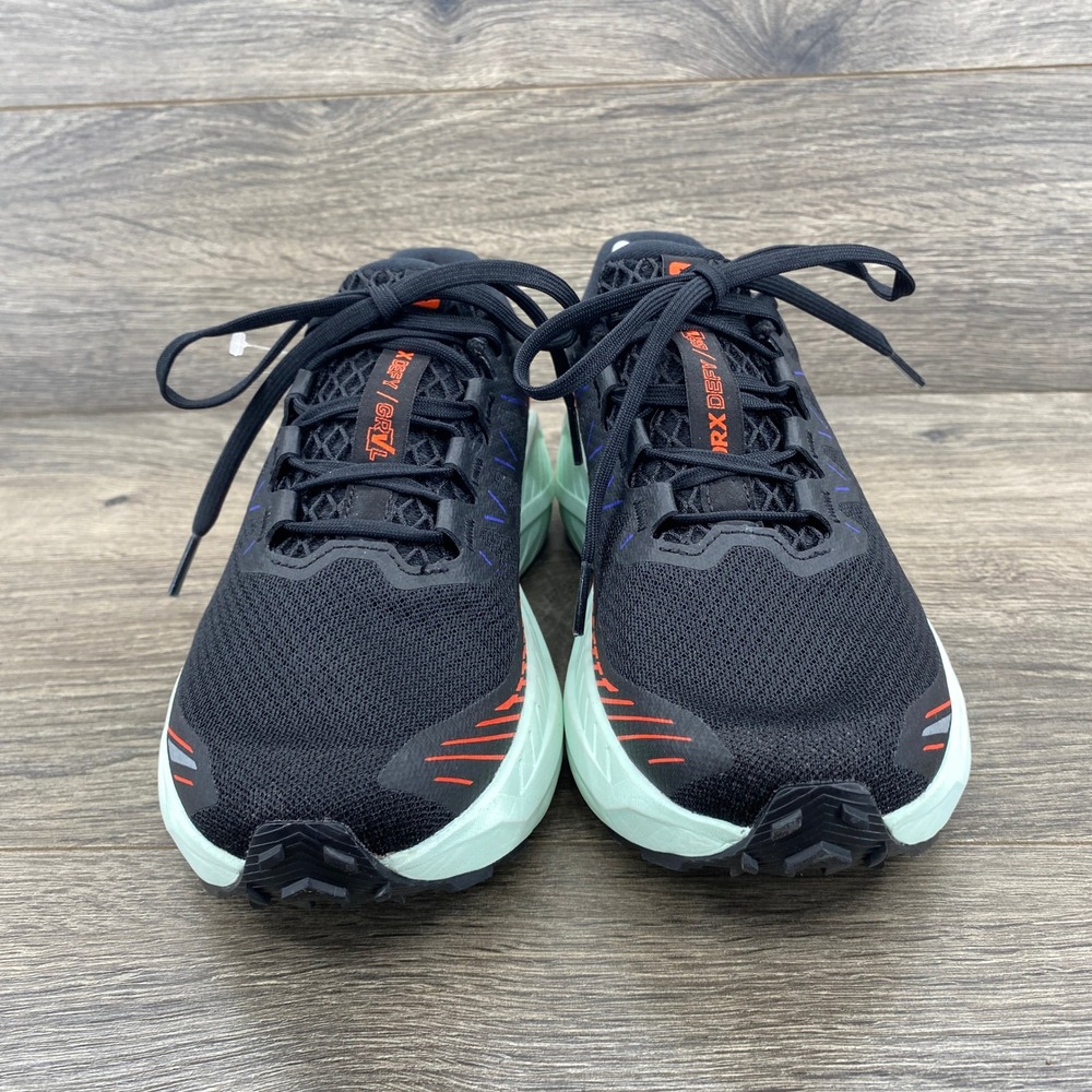 Salomon DRX Defy Grvl Womens Running Shoes Black Orange Mint 475641 Size 7.5 - Picture 2 of 9